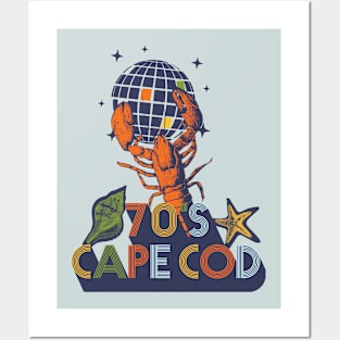Retro Cape Cod in the. '70s Disco Lobster Posters and Art